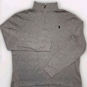 Polo by Ralph Lauren Gray Zip Up Sweater